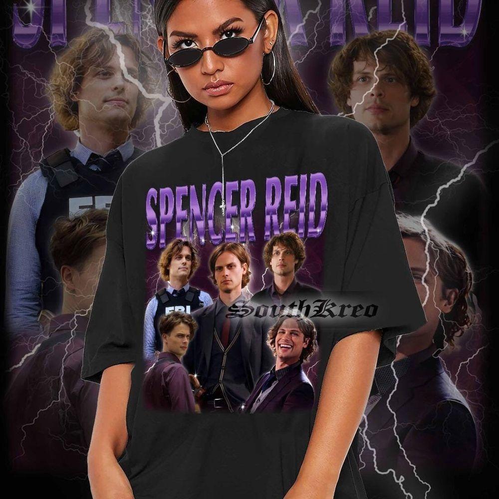 Retro Spencer Reid Vuitino Shirt